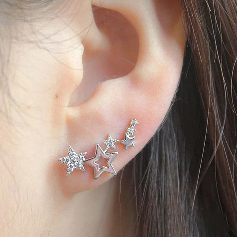 Murcia Imitation Pearl Studs - Silver