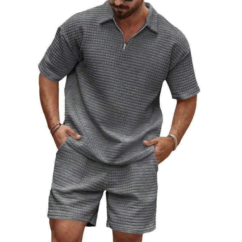 Nantes Lapel Shorts Set