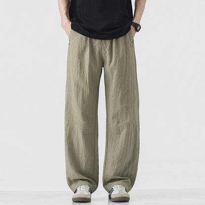 Nantes Wide Leg Trousers - Khaki