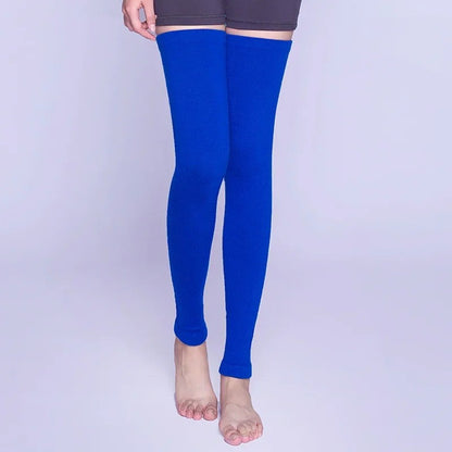 Nantes Wool Cashmere Leg Warmers - Sapphire