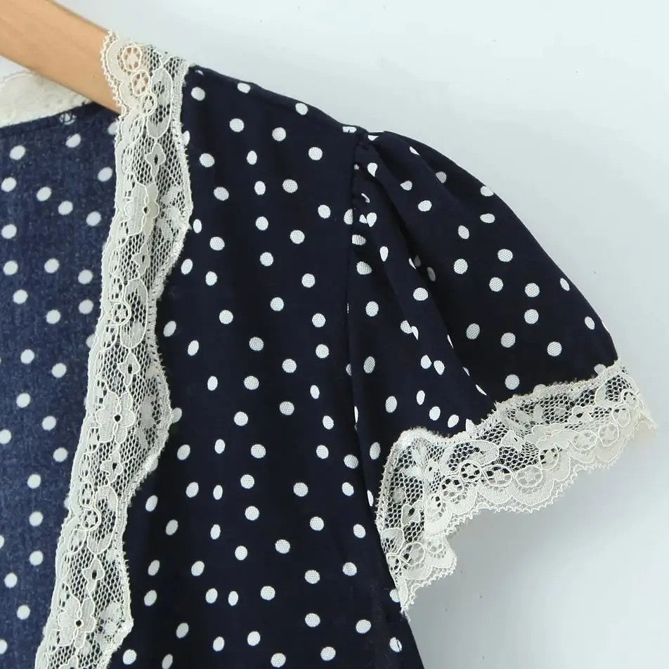Nimes Polka Dot Dress