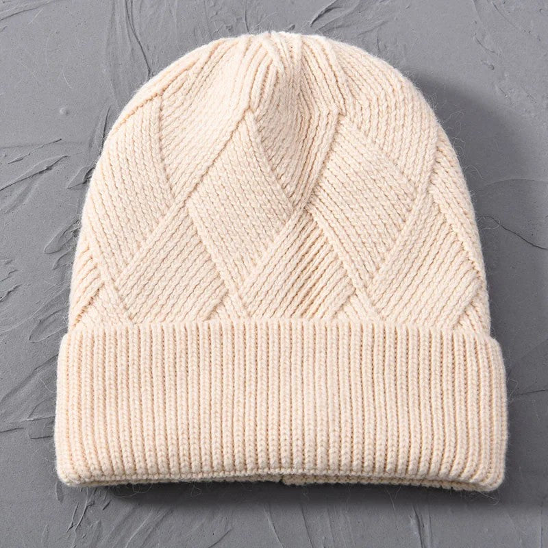 Novara Cashmere Beanie - Classic Beige