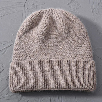 Novara Cashmere Beanie - Cocoa Brown
