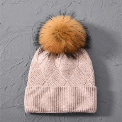 Novara Cashmere Beanie - Dusty Rose