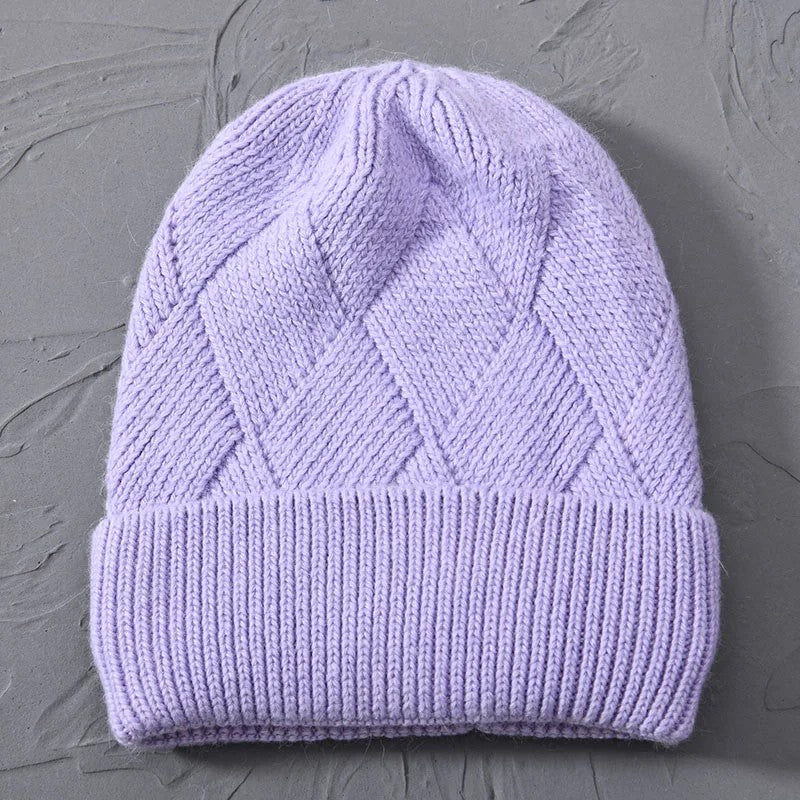 Novara Cashmere Beanie - Lavender Mist