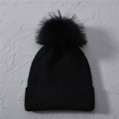 Novara Cashmere Beanie - Midnight Black