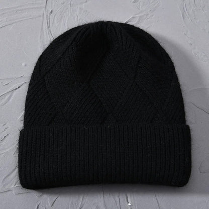 Novara Cashmere Beanie - Obsidian Black
