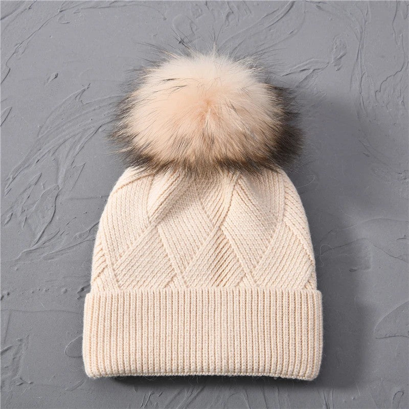 Novara Cashmere Beanie - Sand Dune
