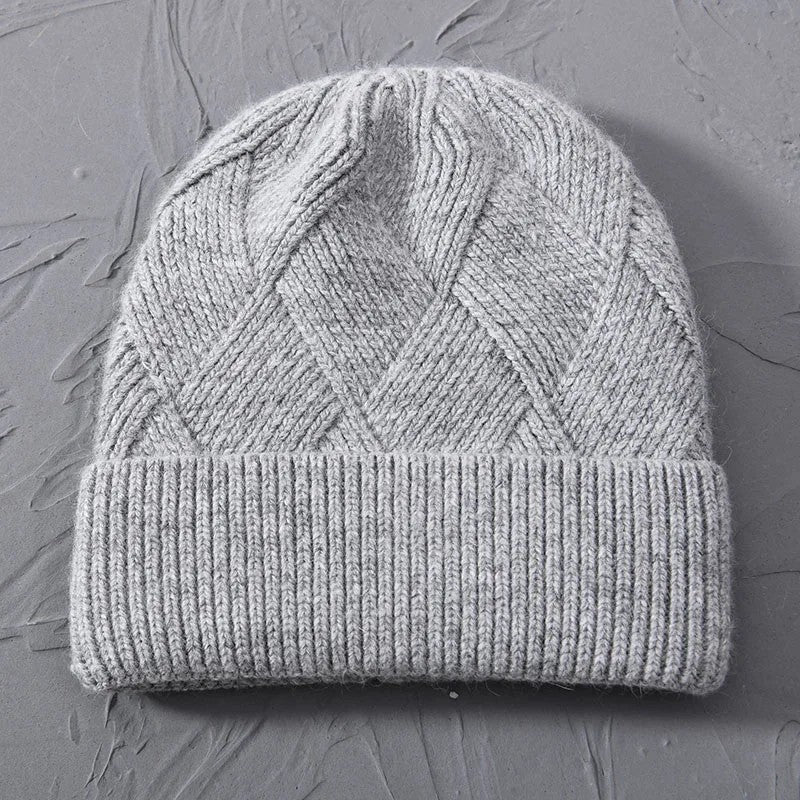 Novara Cashmere Beanie - Silver Mist