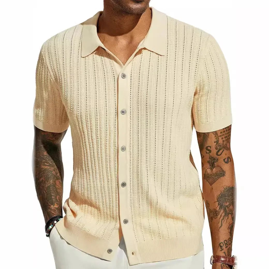 Novara Short Sleeve Polo - Sand