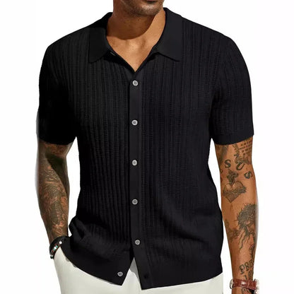 Novara Short Sleeve Polo - Black