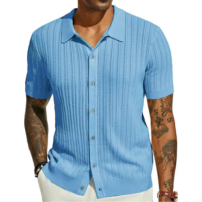 Novara Short Sleeve Polo - Sky Blue