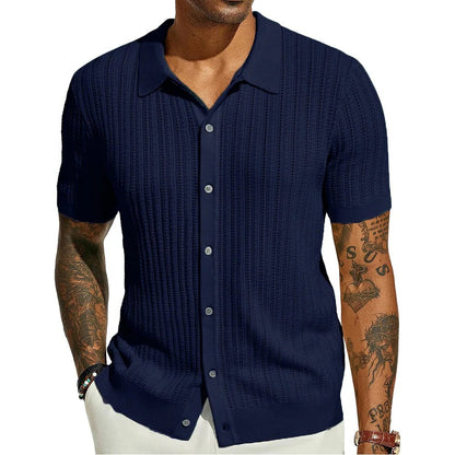 Novara Short Sleeve Polo - Navy