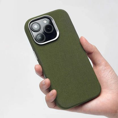 Novara Nylon Weave MagSafe Case - Forest Green