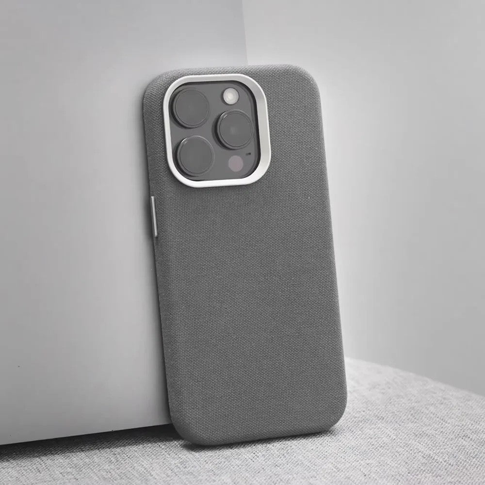 Novara Nylon Weave MagSafe Case - Slate Gray