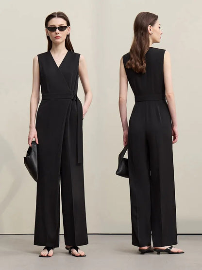 Soho Belted Wide-Leg Jumpsuit