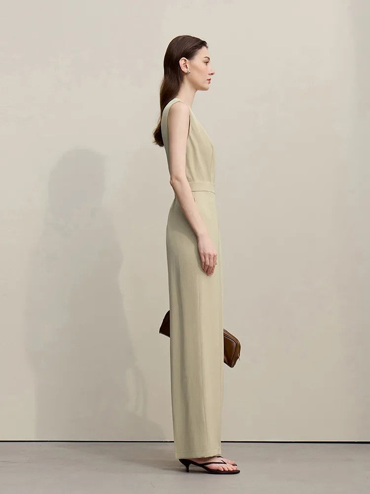 Soho Belted Wide-Leg Jumpsuit