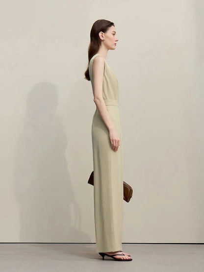 Soho Belted Wide-Leg Jumpsuit