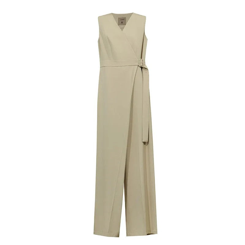Soho Belted Wide-Leg Jumpsuit - Sandy