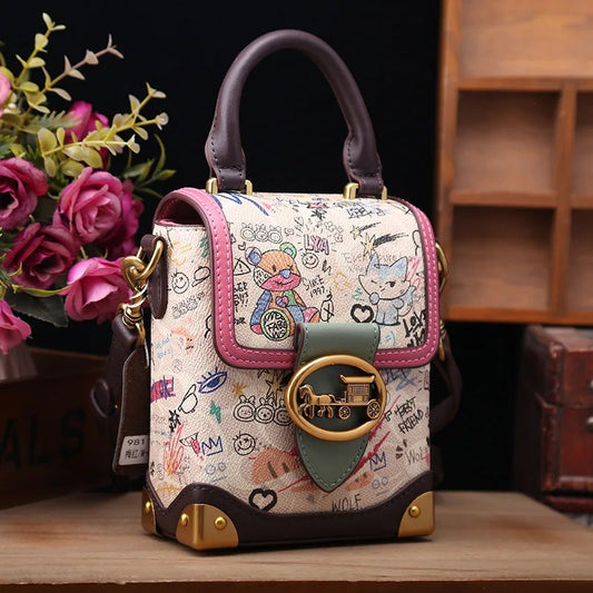 Soho Graffiti Top-Handle Bag