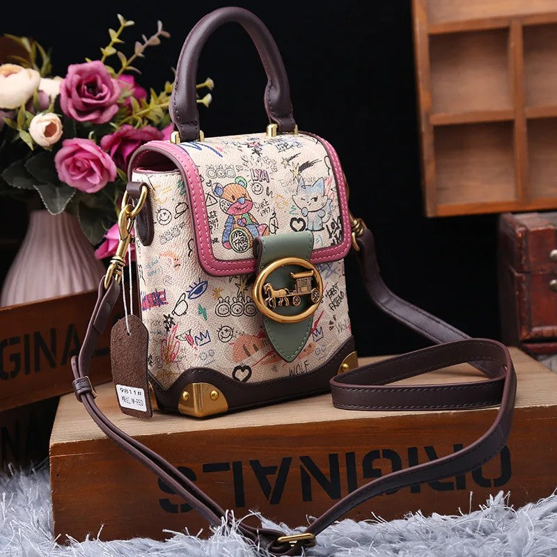 Soho Graffiti Top-Handle Bag
