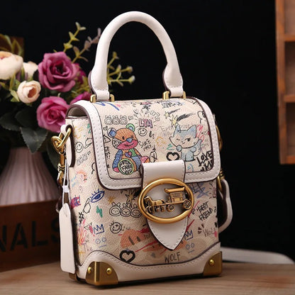 Soho Graffiti Top-Handle Bag