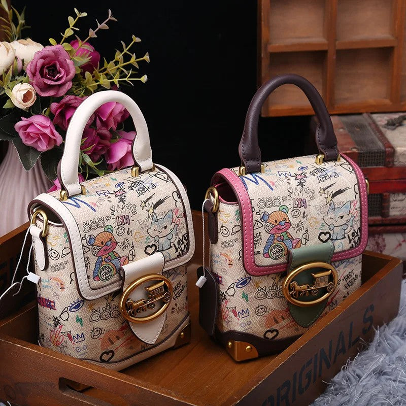 Soho Graffiti Top-Handle Bag
