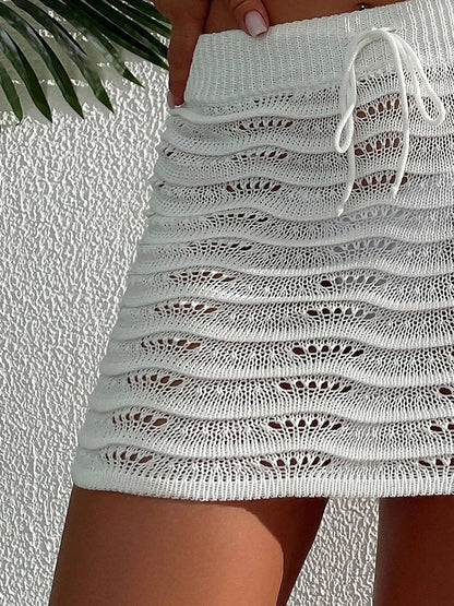 Solana Knitted Cover-Up Skirt