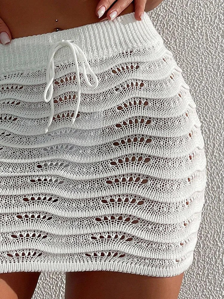 Solana Knitted Cover-Up Skirt