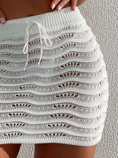 Solana Knitted Cover-Up Skirt