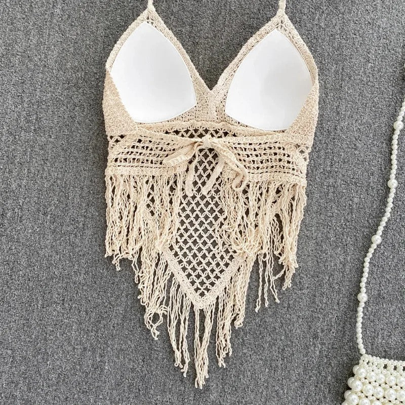 Solana Tassel Knit Tank