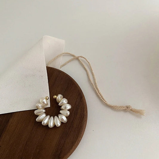Solani Pearl Ear Cuff - Pearl