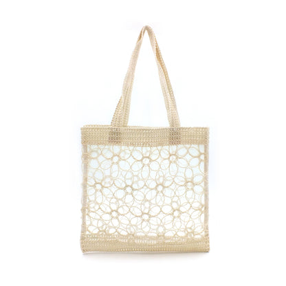 Solano Woven Straw Tote - Ecru