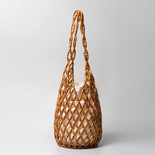 Solara Beaded Tote Bag