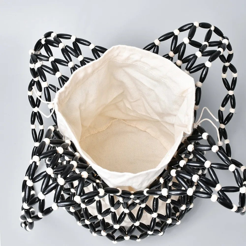Solara Beaded Tote Bag