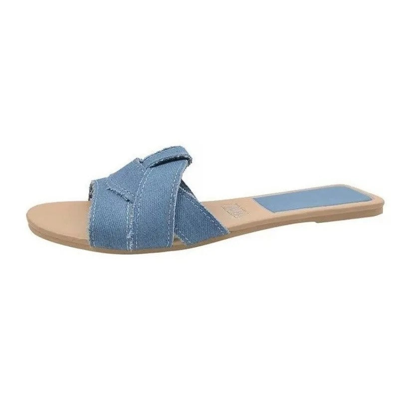 Solena Flat T-Strap Sandals