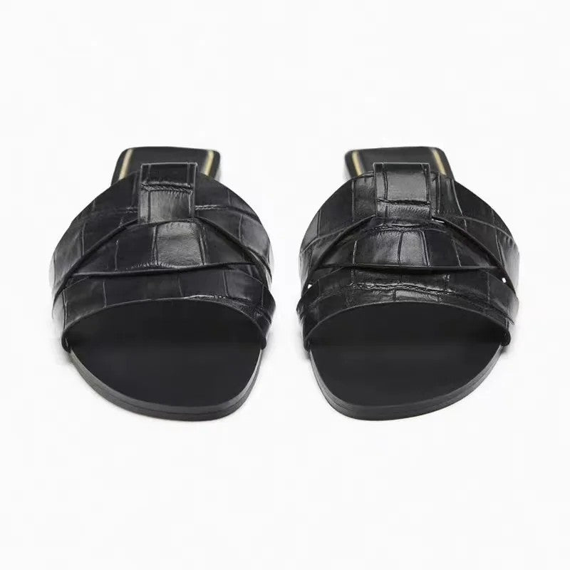 Solena Flat T-Strap Sandals