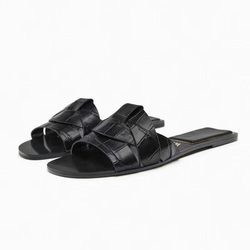 Solena Flat T-Strap Sandals