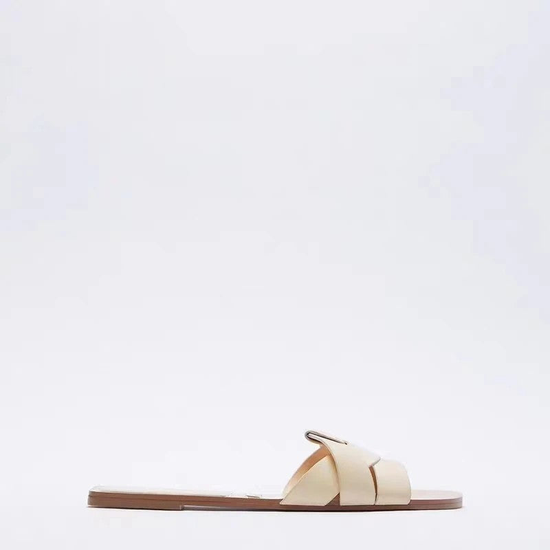 Solena Flat T-Strap Sandals