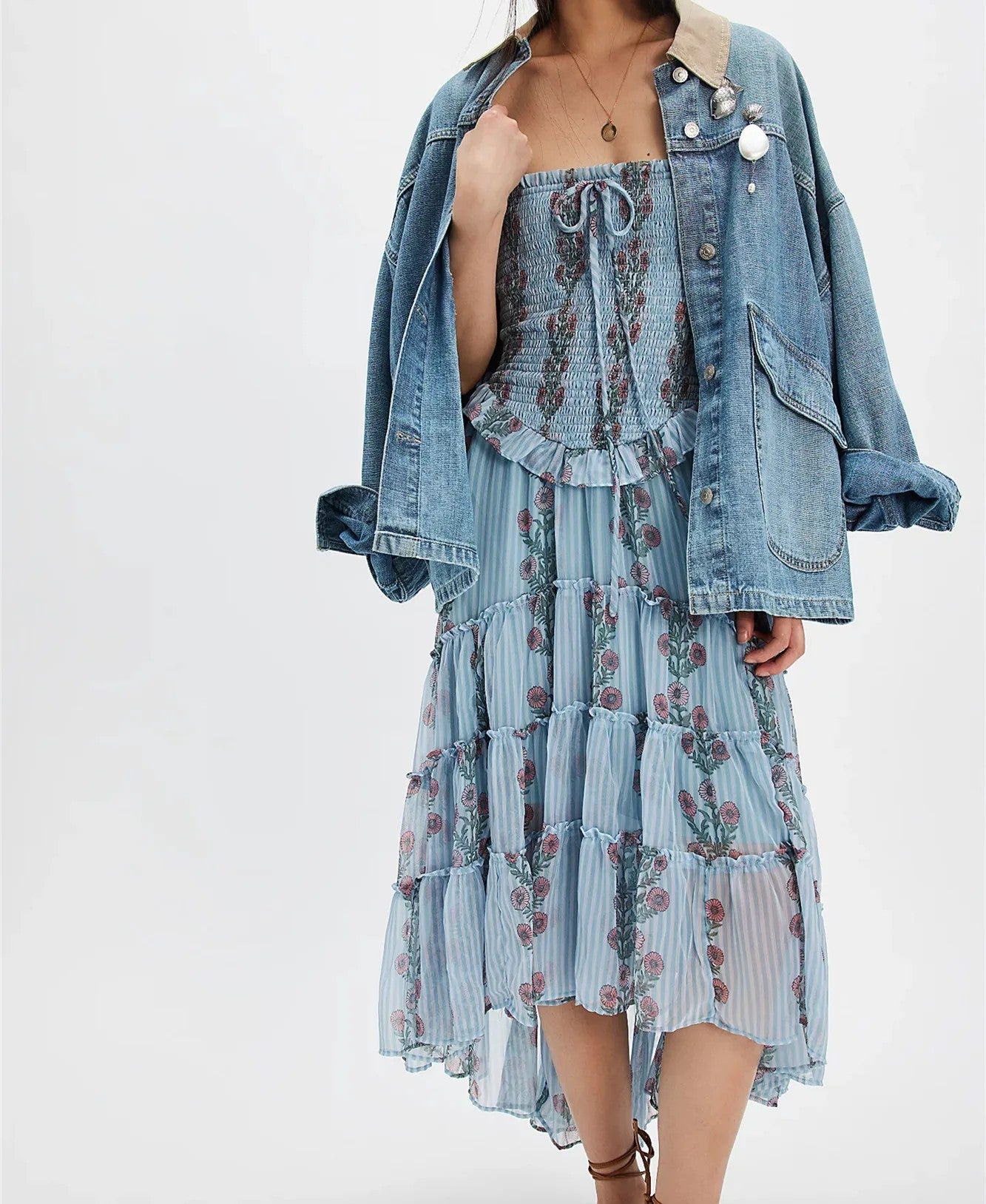 Solina Floral Midi Dress