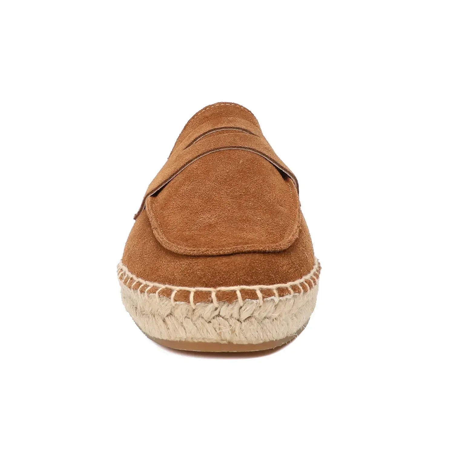 Ora Suede Leather Espadrille Loafers