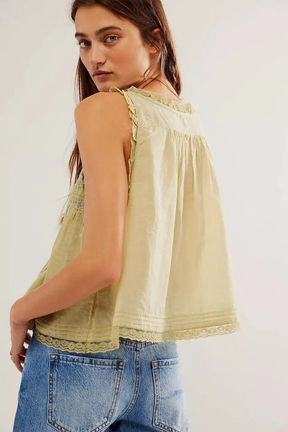 Sorano Cotton Lace Tank