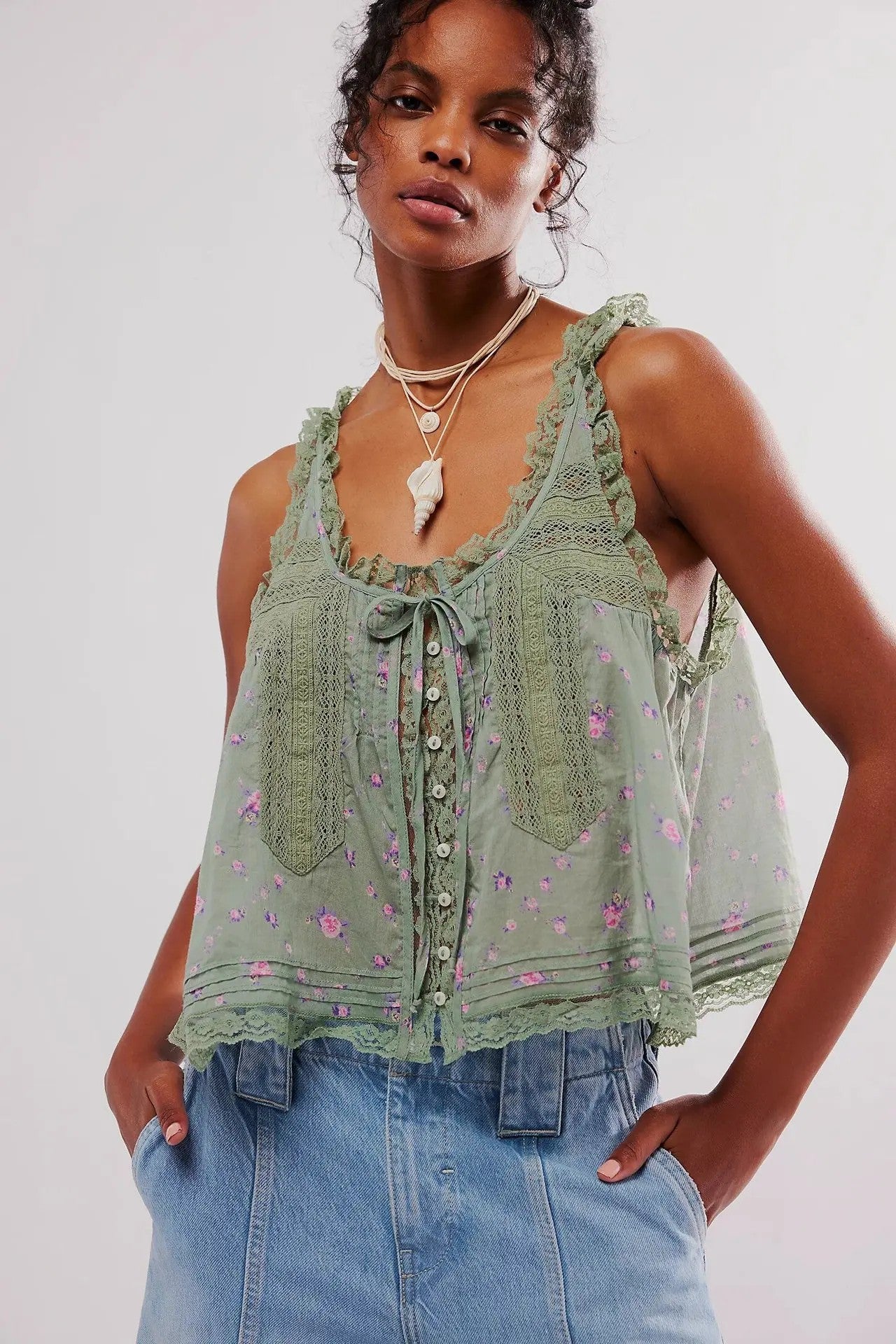 Sorano Cotton Lace Tank