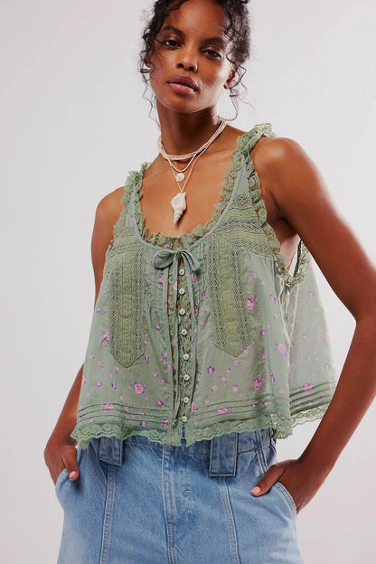 Sorano Cotton Lace Tank