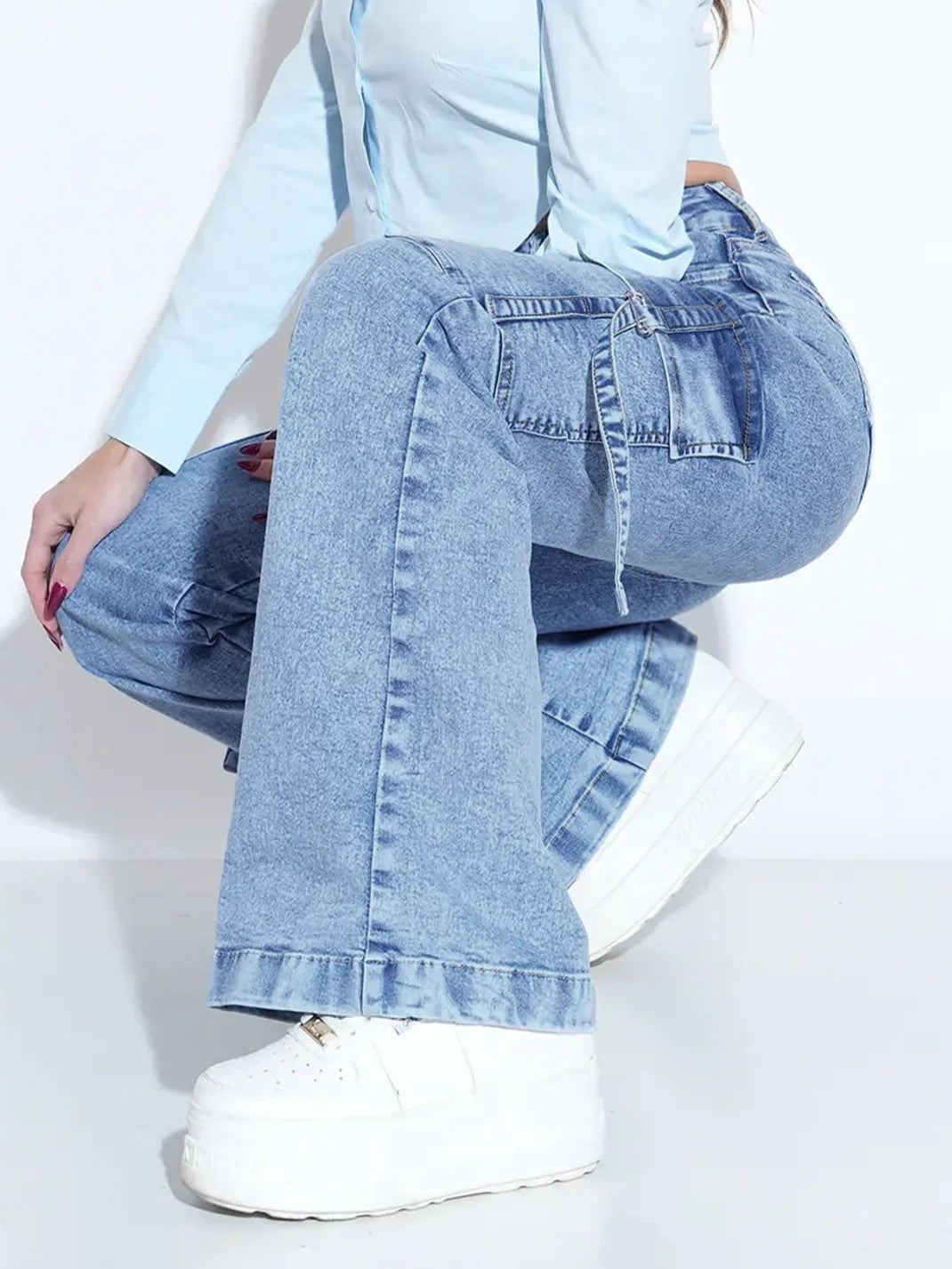 Oriel Cargo Denim Jeans