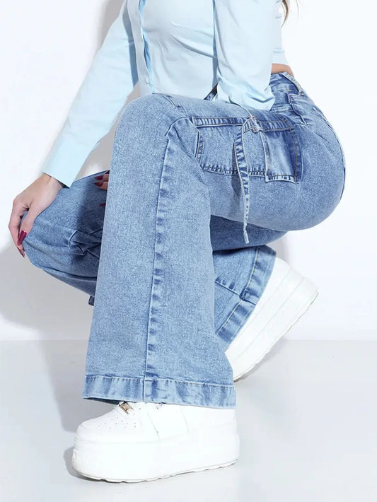 Oriel Cargo Denim Jeans