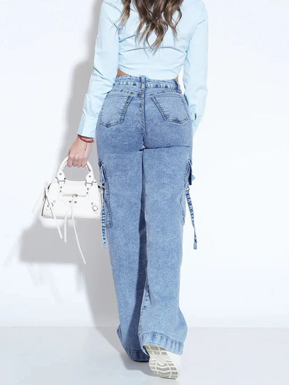 Oriel Cargo Denim Jeans