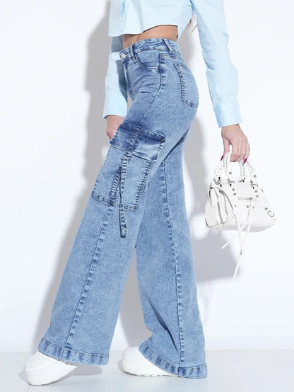 Oriel Cargo Denim Jeans