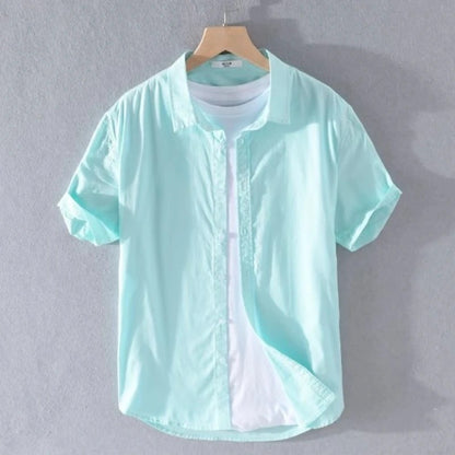 Sorrento Cotton Linen Short-Sleeve Shirt