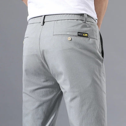 Palermo Cotton Stretch Pants - Ash Gray